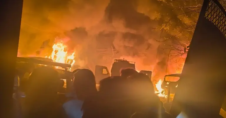 থানায় বিস্ফোরক বিস্ফোরণ